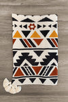 Western Boho Throw Blankets - Sparkle in Pink