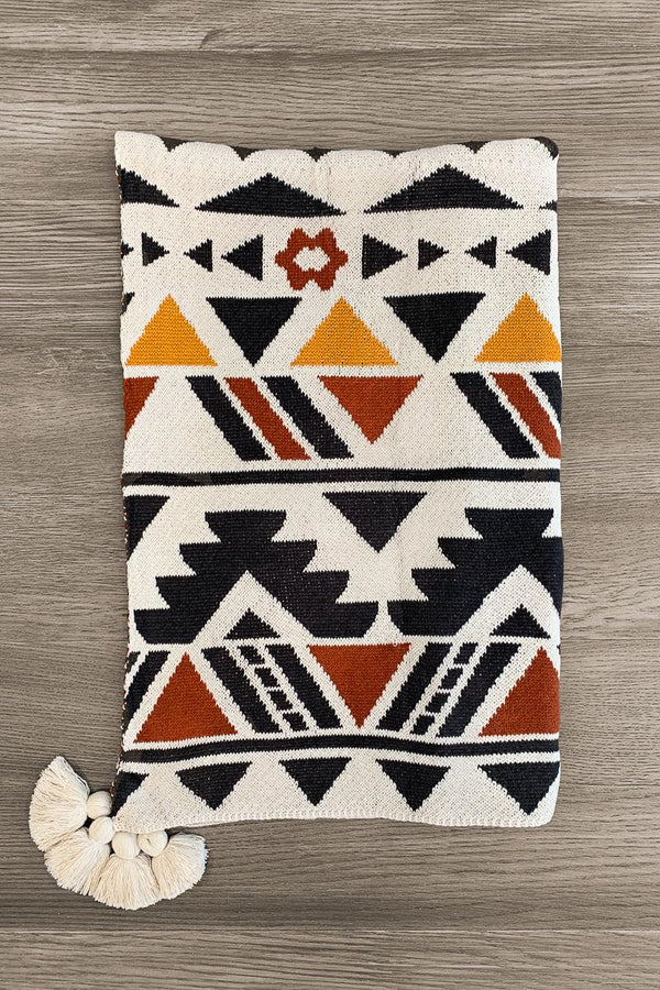 Western Boho Throw Blankets - Sparkle in Pink