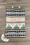 Western Boho Throw Blankets - Sparkle in Pink