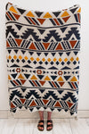 Western Boho Throw Blankets - Sparkle in Pink
