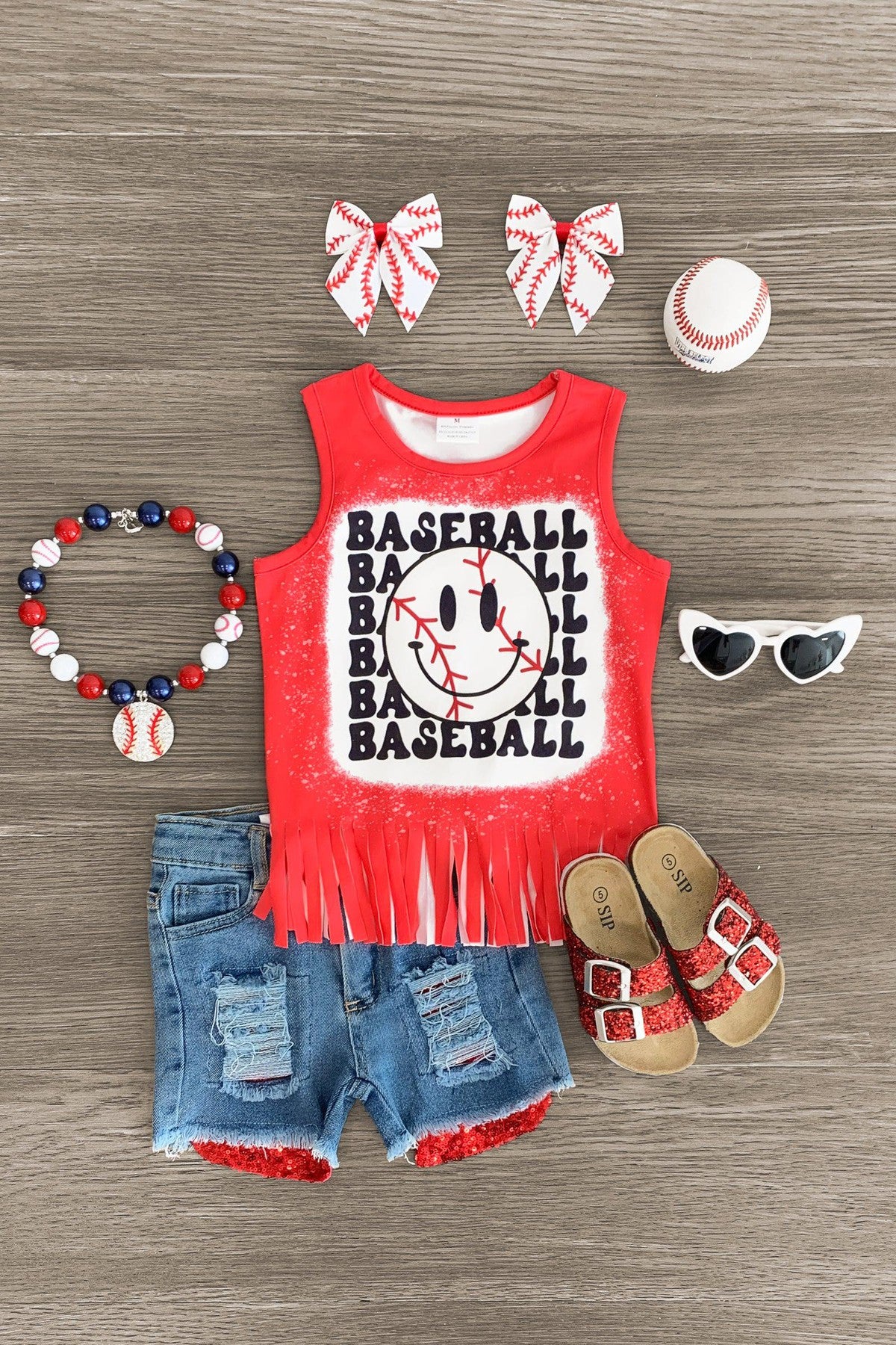summer cute baseball outfits