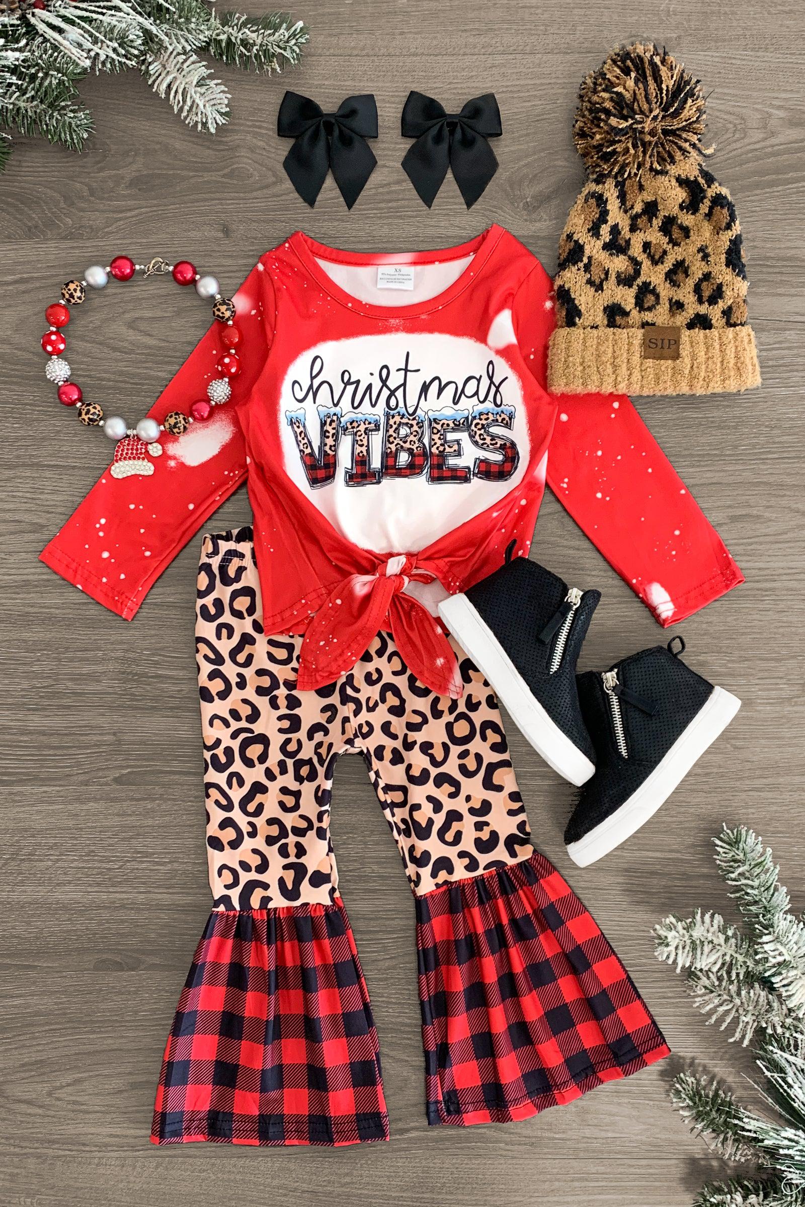 Christmas Vibes Bell Bottom Set