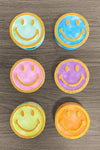Smiley Face Bath Bombs - Many Colors! - Sparkle in Pink