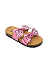 Birkley Double Bow Sandals - MANY COLORS! - Sparkle in Pink