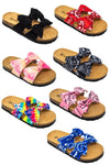 Birkley Double Bow Sandals - MANY COLORS! - Sparkle in Pink
