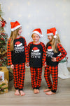 "Cousin Crew" Buffalo Plaid Pajamas - Sparkle in Pink