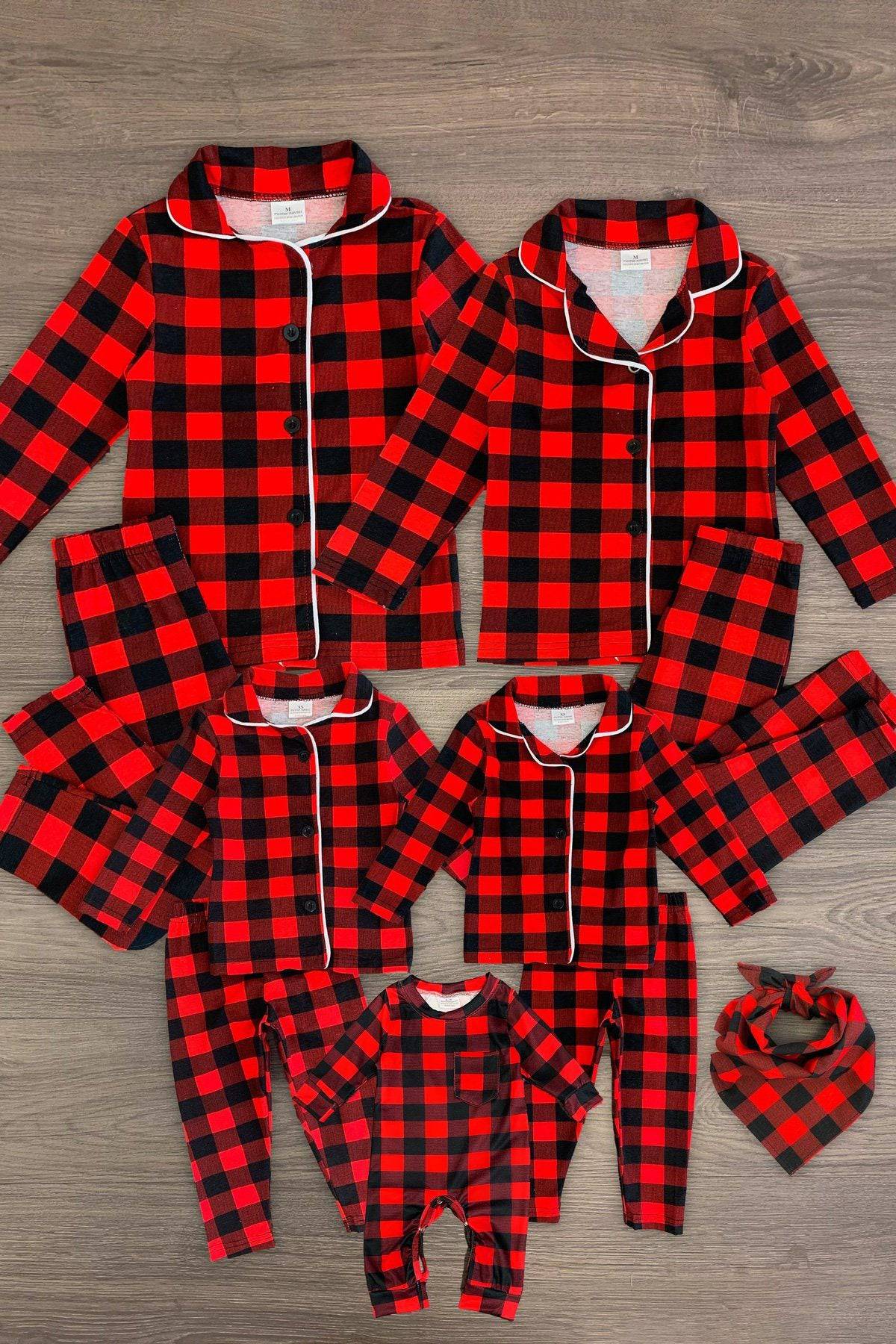 2-Piece Women's Buffalo Plaid Hacci Pajama Set – Gerber Childrenswear
