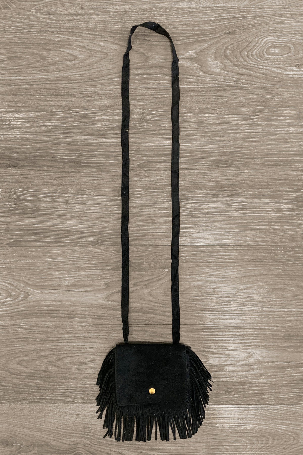 Faux Suede Fringe Purse - Many Colors! - Sparkle in Pink