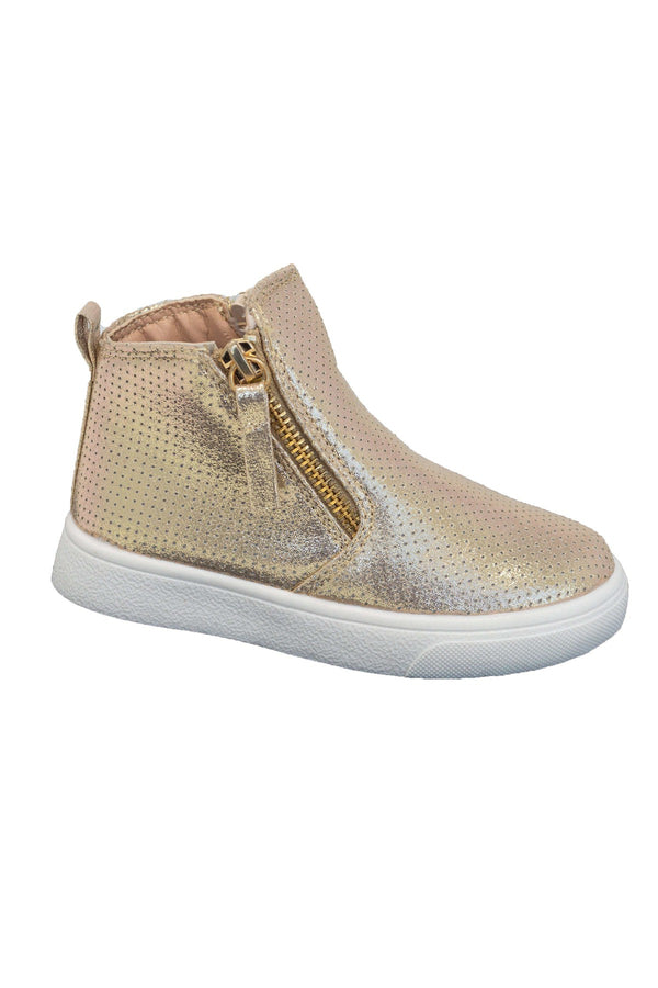 Metallic Shimmer Booties - Sparkle in Pink
