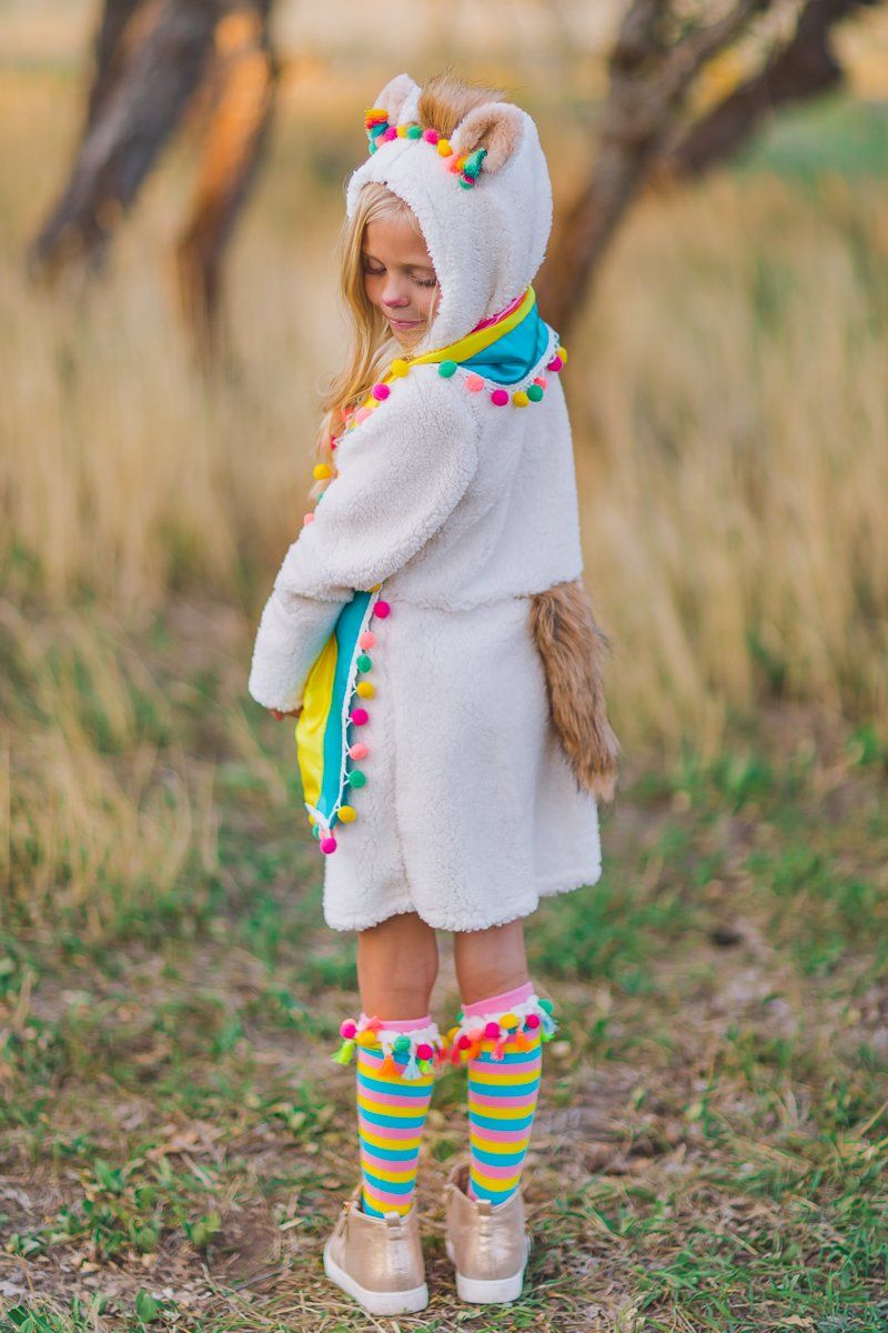 Pillowcase Dress With Llamas Llama Dress Little Girls 