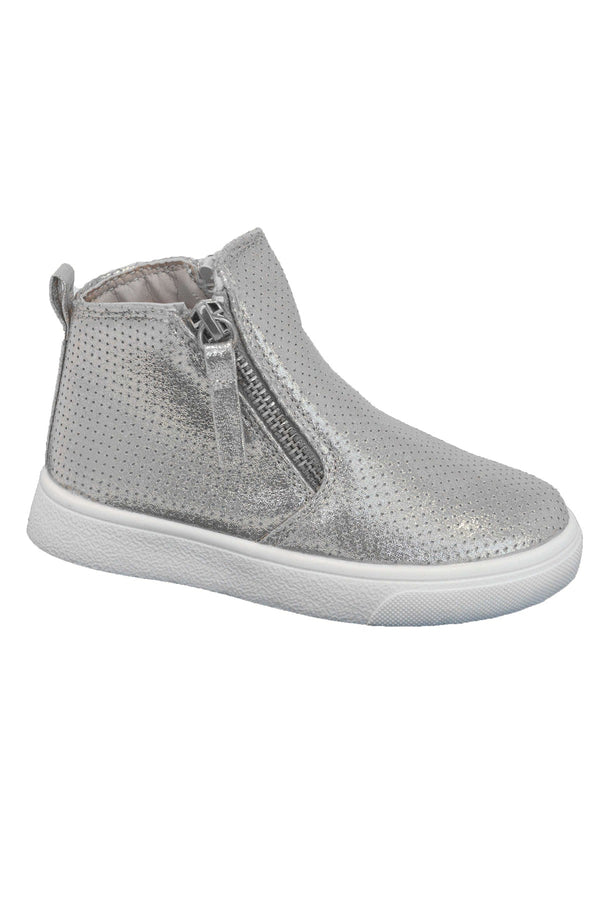 Metallic Shimmer Booties - Sparkle in Pink
