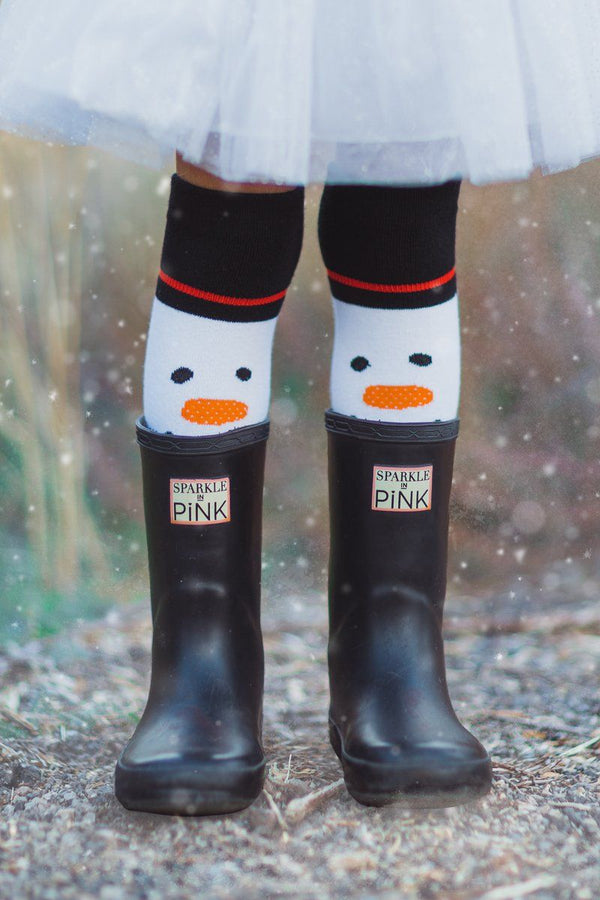 Snowman Costume - 4 Piece Set - Sparkle in Pink