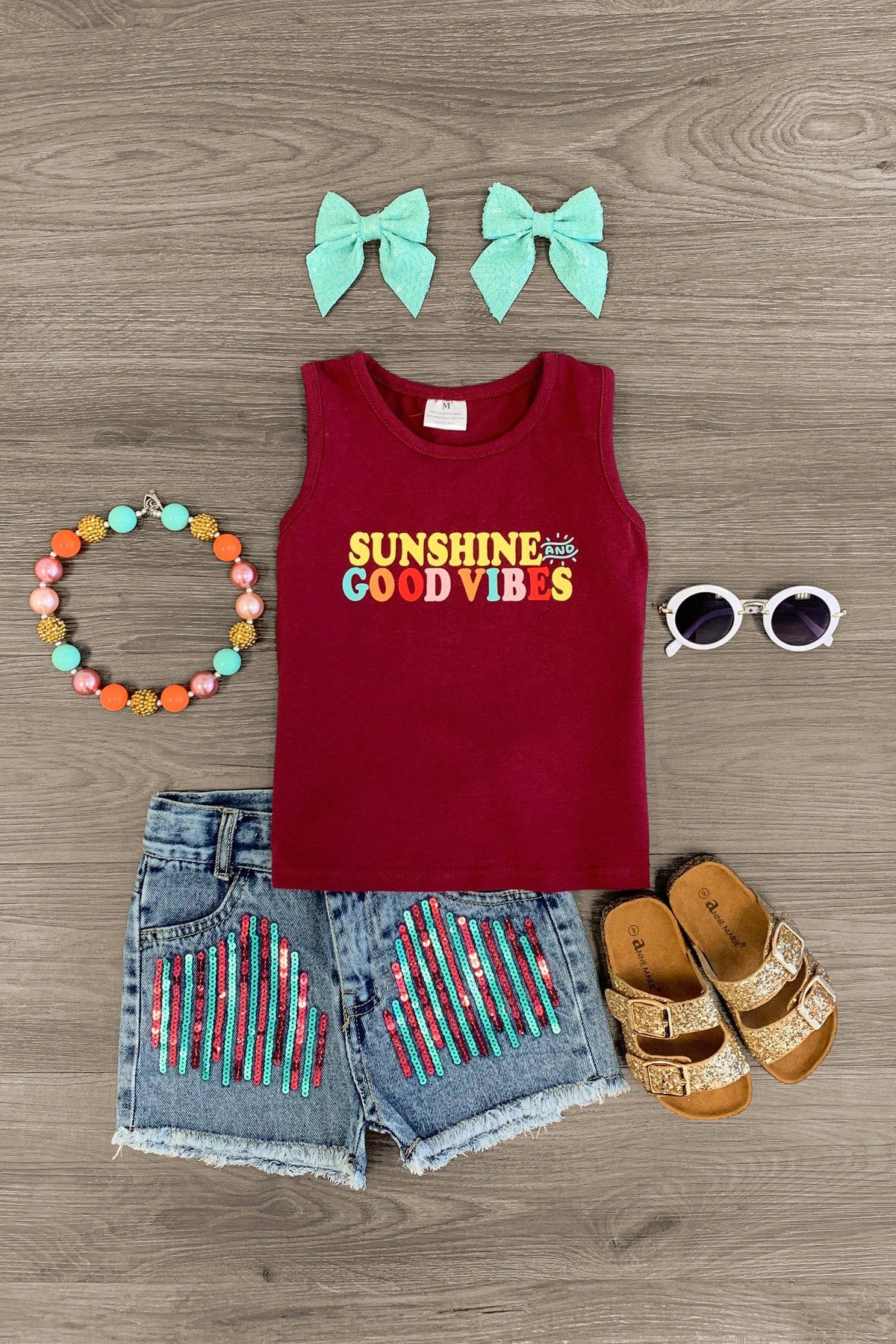 sunshine short set