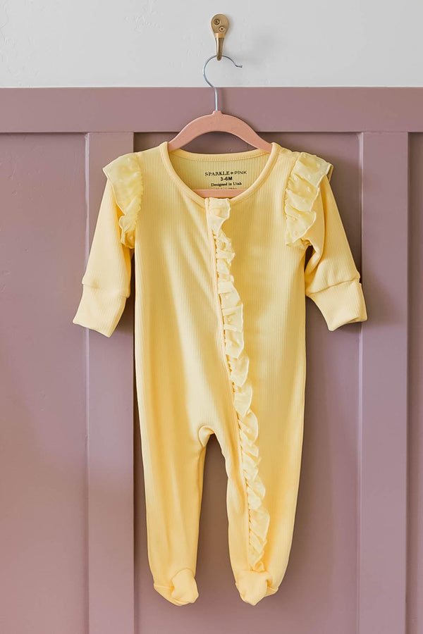 Pastel Ribbed Onesie | Sparkle in Pink