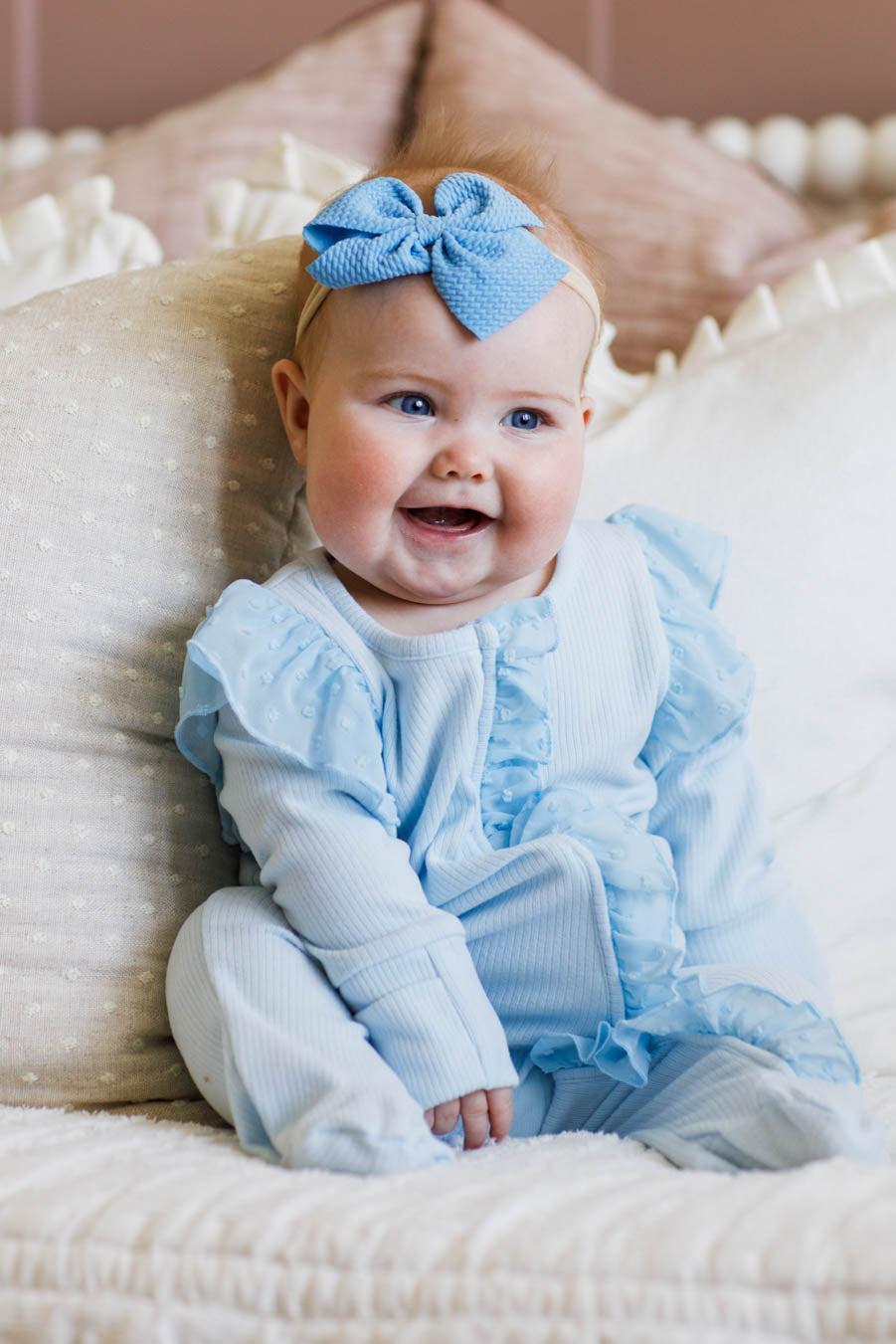 Pastel Ribbed Onesie | Sparkle in Pink