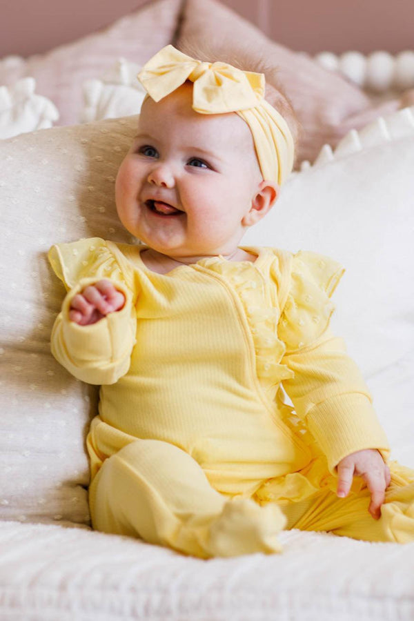 Pastel Ribbed Onesie | Sparkle in Pink