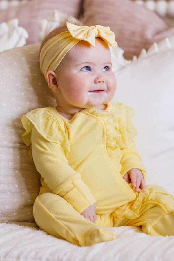 Pastel Ribbed Onesie | Sparkle in Pink