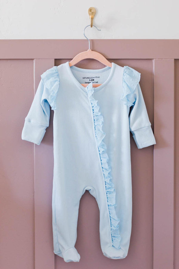 Pastel Ribbed Onesie | Sparkle in Pink