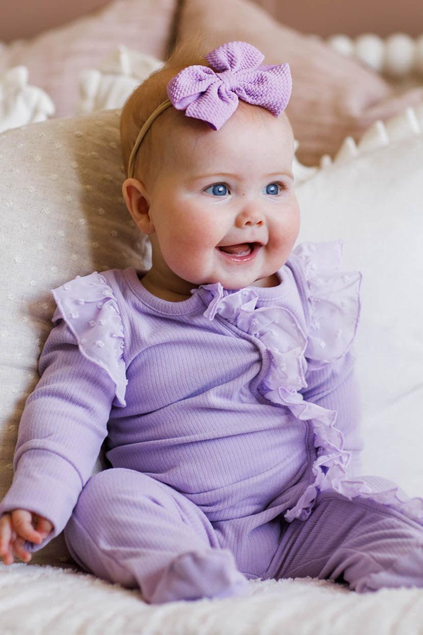 Pastel Ribbed Onesie | Sparkle in Pink