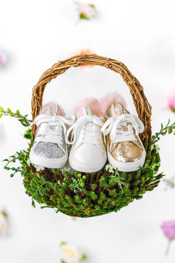 The Bunny Sneakers | Sparkle in Pink
