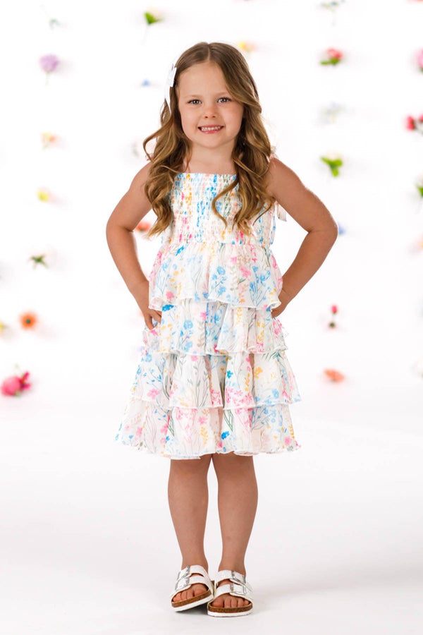Mom & Me - Spring Floral Ruffle Dress | Sparkle in Pink