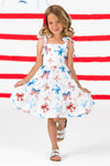 Mom & Me - Red White & Blue Bow Dress | Sparkle in Pink