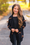 Black & Brown Bow Cardigan