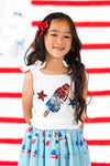 Patriotic Popsicle Tulle Skirt Set | Sparkle in Pink