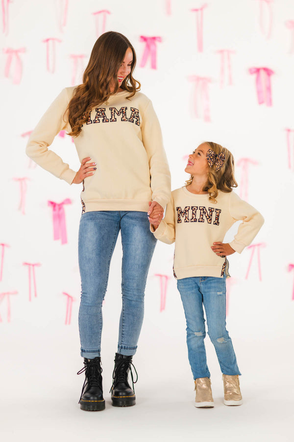Mom & Me - "Mama & Mini" Pullover Sweater