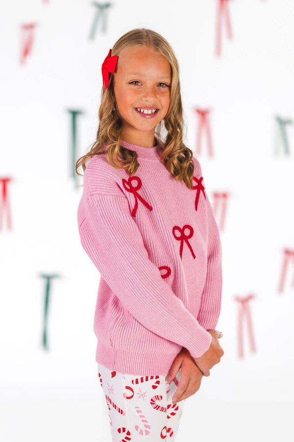Pink Sweater Candy Cane Flare Set