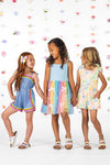 Rainbow Ribbon Romper | Sparkle in Pink