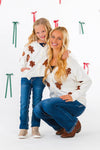 Mom & Me - Gingerbread Sweater Cardigan