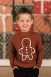Brown Gingerbread Man Sweater