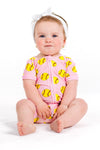 Pink Bamboo Softball Onesie | Sparkle in Pink