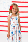 Mom & Me - Red White & Blue Bow Dress | Sparkle in Pink