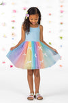 Pastel Rainbow Tulle Dress | Sparkle in Pink