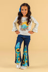 "Makes Me Wanna Take A Backroad" Denim Set | Sparkle in Pink
