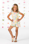Pastel Bows Romper | Sparkle in Pink