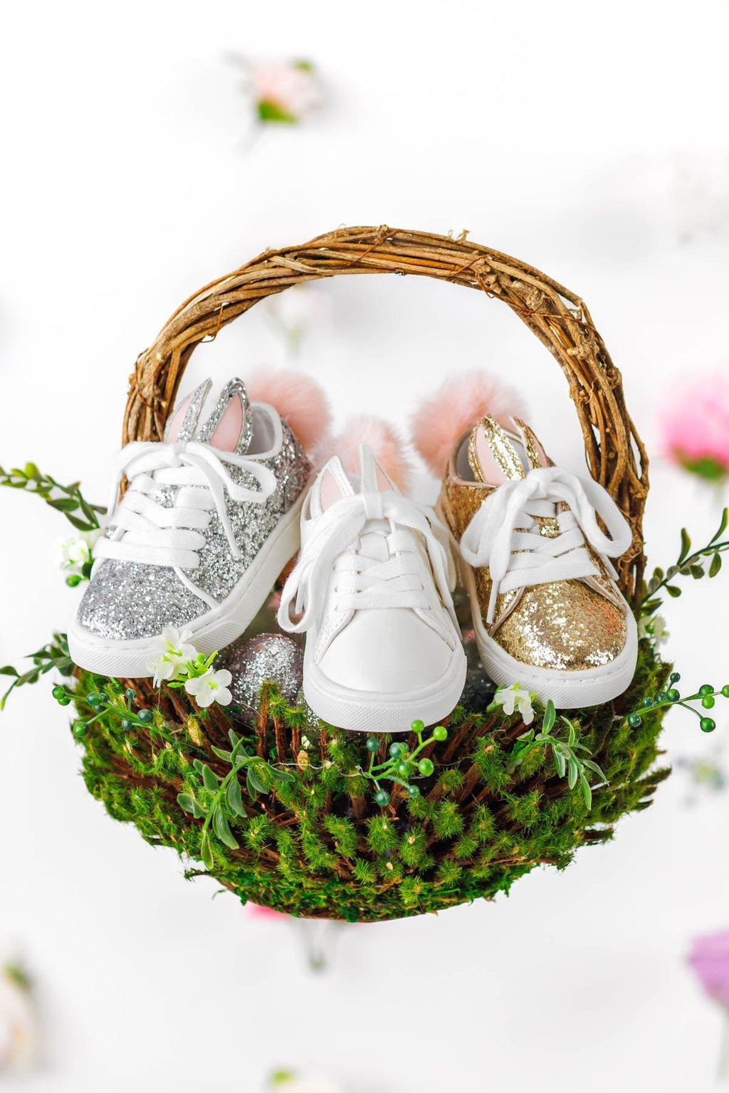 The Bunny Sneakers | Sparkle in Pink