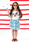 Patriotic Popsicle Tulle Skirt Set | Sparkle in Pink