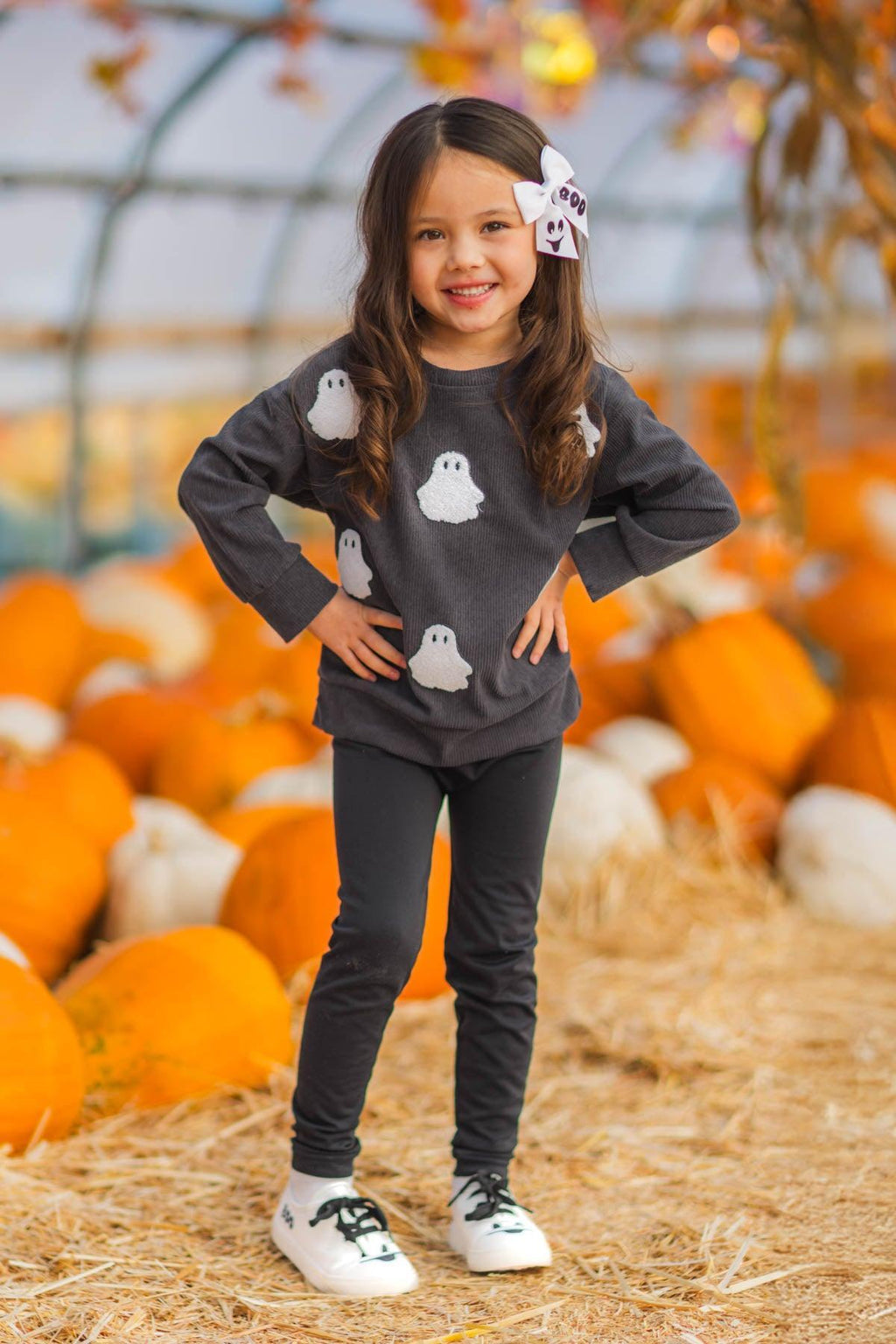 Mom & Me - Corduroy Ghost Patch Top