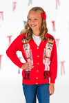 Red Sequin Nutcracker Sweater
