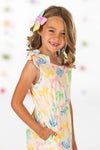 Pastel Bows Romper | Sparkle in Pink
