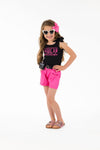"So Apparently I Have An Attitude" Pink Short Set - Sparkle in Pink