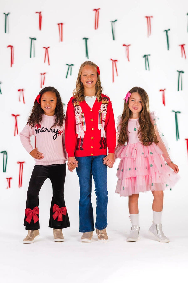 Red Sequin Nutcracker Sweater
