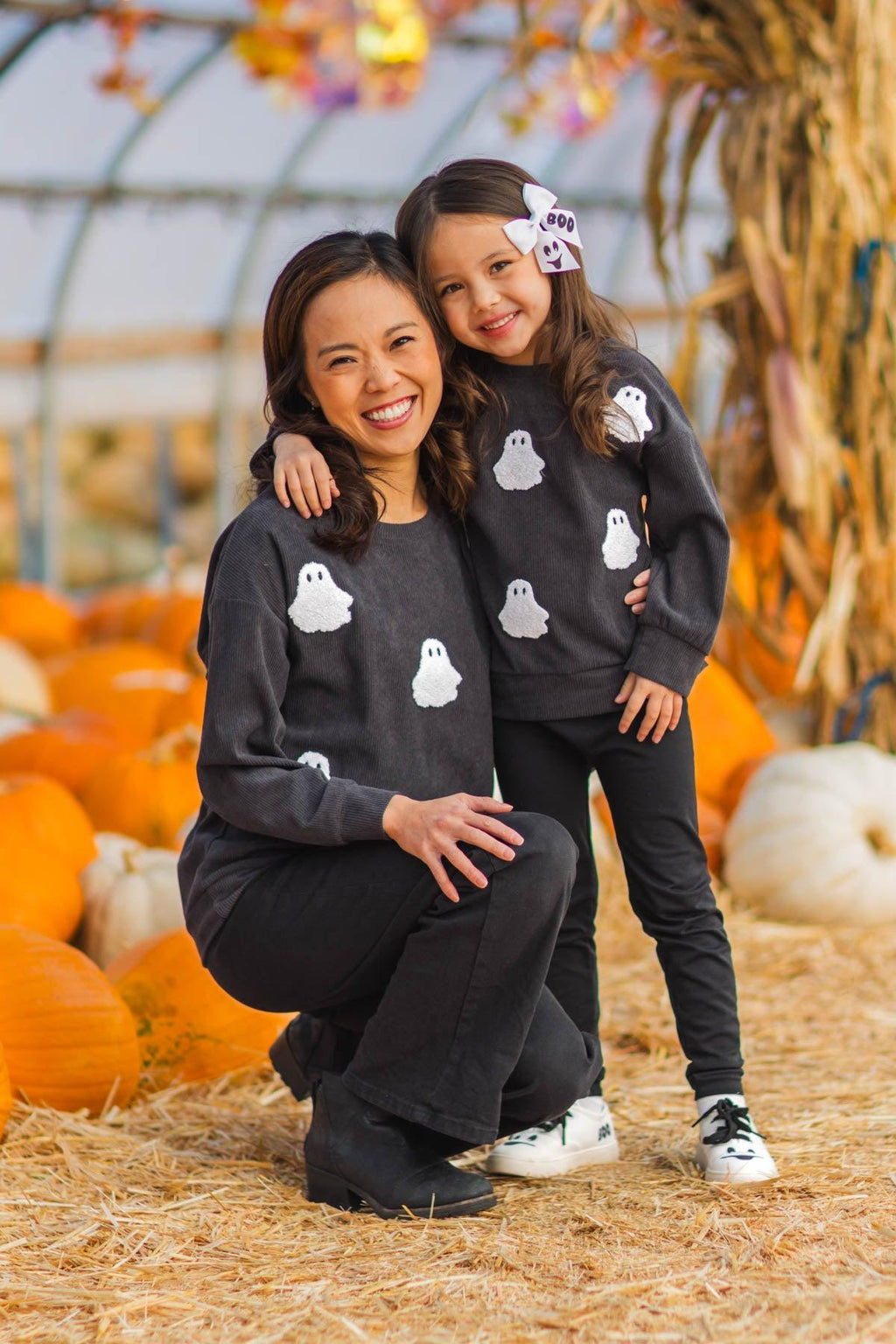 Mom & Me - Corduroy Ghost Patch Top