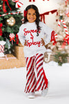 "Sweet & Spicy" White Knit Sweater