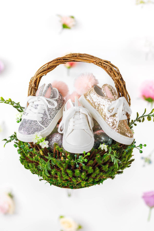 The Bunny Sneakers | Sparkle in Pink