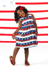 Sequin American Flag Dress | Sparkle in Pink