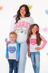 Mom & Kid - "Mama's Sweethearts & Sweet Heart" Top